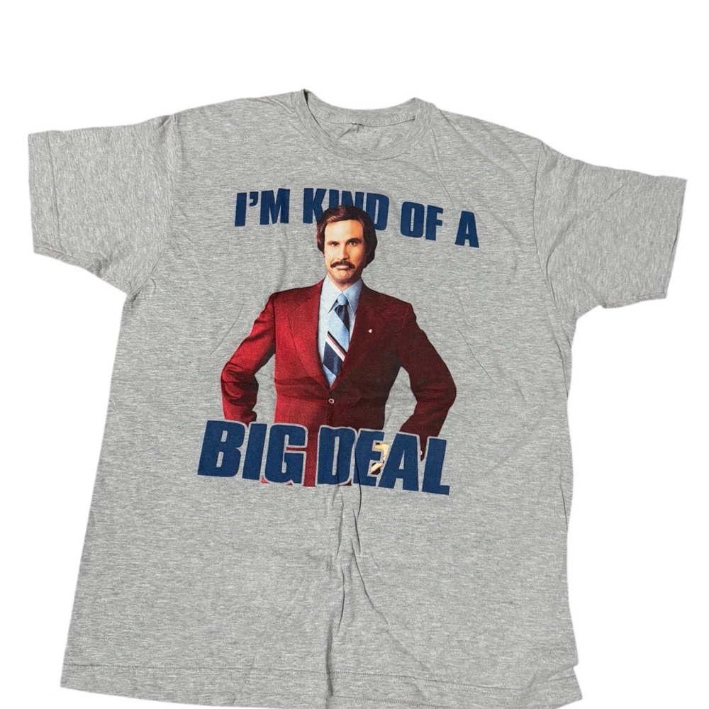 I'm Kind of a BIG DEAL Anchorman Legend of Ron T-Shirt Adult Tee Size L